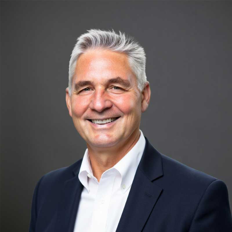 Headshot of Jeff Brimhall, Co-Founder & CFO - HYCO1 Inc.